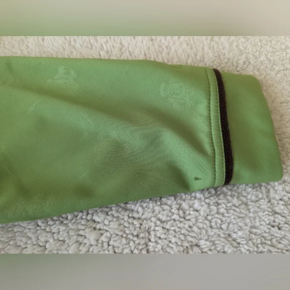 Columbia soft shell hoodie jacket, lined in fleece, lime green S. - Picture 9 of 10